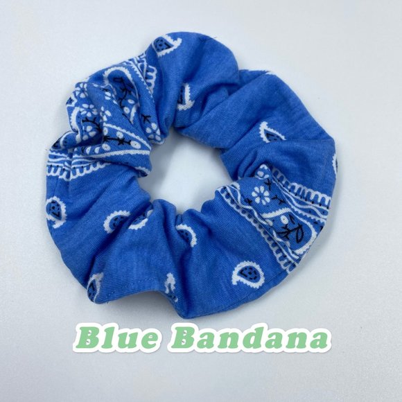 Set of 6 Scrunchies Bandana Scrunchies - Picture 4 of 6